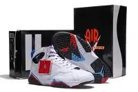 sport air jordan 7 hommes basket blue red blance